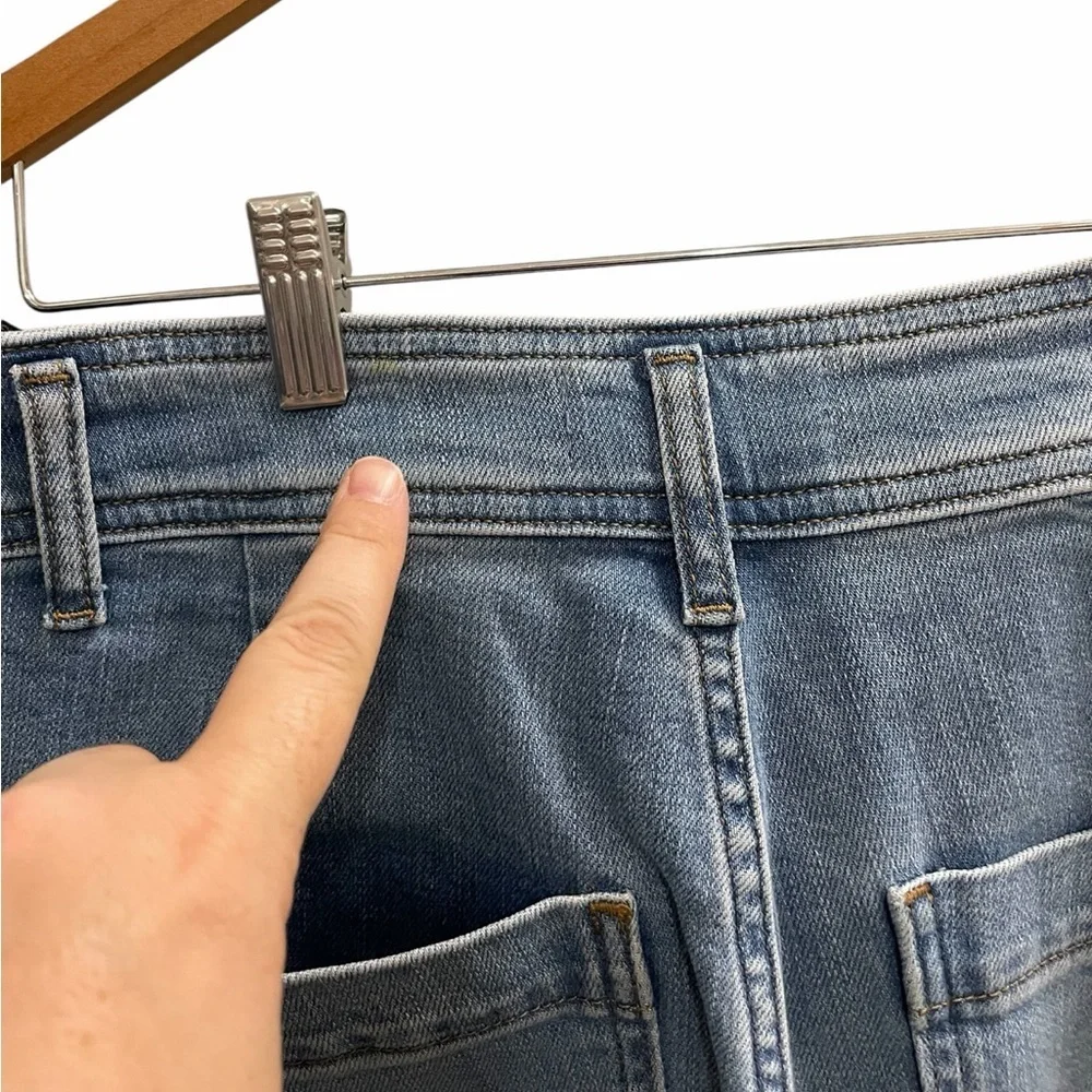 ZARA Wide Leg High Waist Jeans Size 10 - Picture 6 of 8